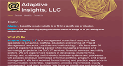 Desktop Screenshot of adaptiveinsightsllc.com