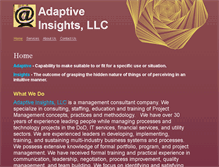 Tablet Screenshot of adaptiveinsightsllc.com